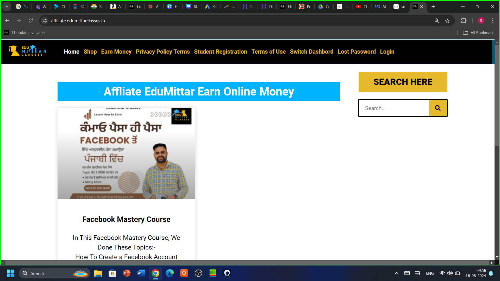 How to Join Our EduMittar Classes Affiliate Program- Earn Online Money